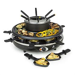 Klarstein Fonduelette, raclette gril, fondue, 1350 W, 1 l, Ø 38 cm, pro 8 osob