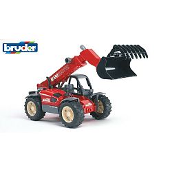 Bruder 2125 Konstrukční vozy Manitou MLT 633 nakladač s teleskopickým ramenem, 1:16