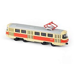 Rappa Tramvaj česká retro kovová, 16 cm