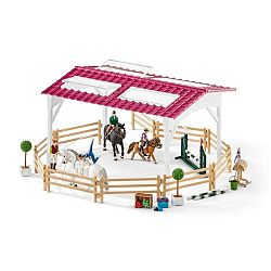 Schleich 42389 Jezdecká škola s jezdci a koňmi